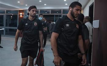 الأهلي يصل إلى «بتروسبورت» لخوض مباراة المقاولون
