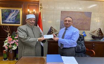محافظ الإسكندرية يتبرع لمشروع صكوك الأضاحى 