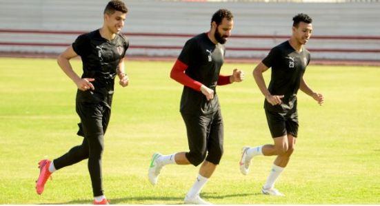تدريبات بدنية للاعبين في بداية مران الزمالك