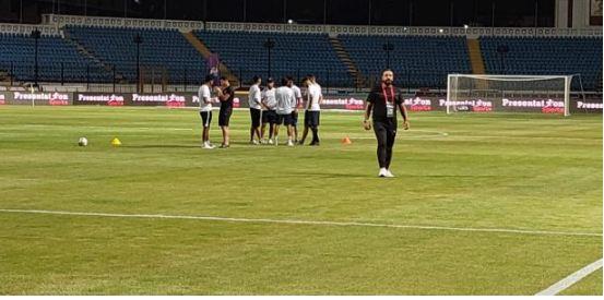 حازم إمام يحفز لاعبي الزمالك قبل مواجهة الاتحاد