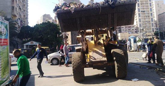 حملات مكبرة بحي شرق الإسكندرية.. ضبط ١١٨ حالة إشغال