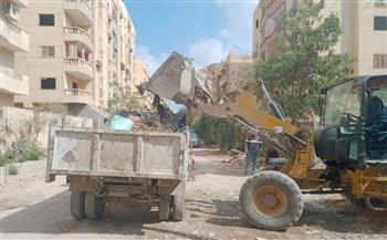 حملات مكثفة بالبحيرة.. رفع ١٧٠ طن تراكمات