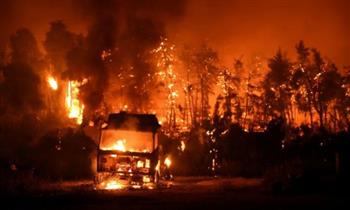   اندلاع حريق جديد في جزيرة إيفيا اليونانية