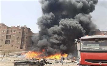 السيطرة على حريق بمصنع أحذية بالقليوبية