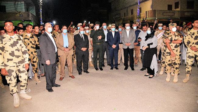محافظ الغربية يتقدم الجنازة العسكرية للشهيد عبد الرؤوف أبو زيد 
