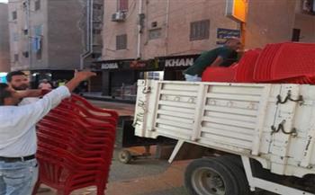 رفع 371 حالة إشغال «ثابت ومتحرك»بكفر الدوار ودمنهور 