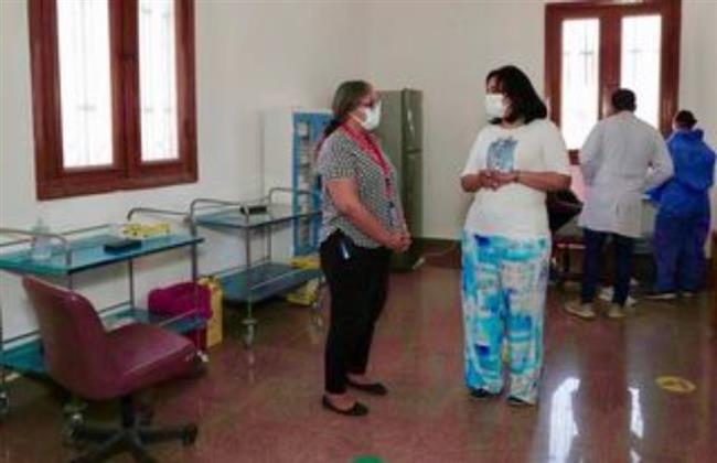  نائب وزير السياحة تشيد بالإجراءات الوقائية لسحب عينات  PCR