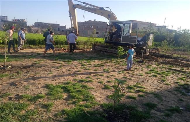  إزالة تعدى على 750 متراً أملاك دولة بقرية بمطوبس كفر الشيخ 