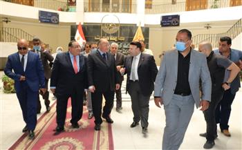   محافظ القاهرة يزور جامعة حلوان