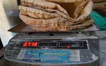 تحرير ١١ محضر لمخابز بلدية خلال حملات تموينية بشبراخيت 