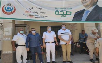 رئيس مدينة بيلا يتفقد مركز تطعيم الراغبين في السفر للخارج
