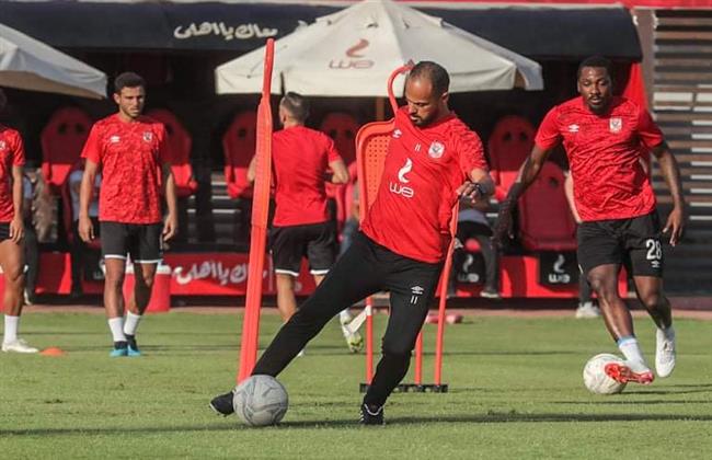 تدريبات خططية للأهلي استعدادًا لمباراة طلائع الجيش