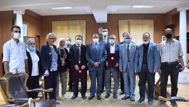 بروتوكول تعاون مع مدرسة المتفوقين لتنمية ورعاية الطلاب المتميزين بجامعة بنى سويف