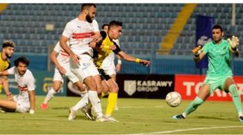 مروان حمدي يسجل الهدف الأول للزمالك أمام دجلة