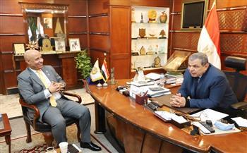«سعفان» يلتقى نائب الاتحاد العام للمصريين بالسعودية لبحث سبل التعاون المشترك