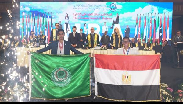 الأكاديمية العربية تكرم أبنائها الطلاب الحاصلين ميداليات بالأوليمبياد