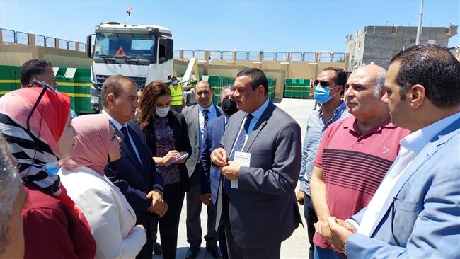 محافظ البحيرة يتفقد المحطة الوسيطة للمخلفات بكفر الدوار