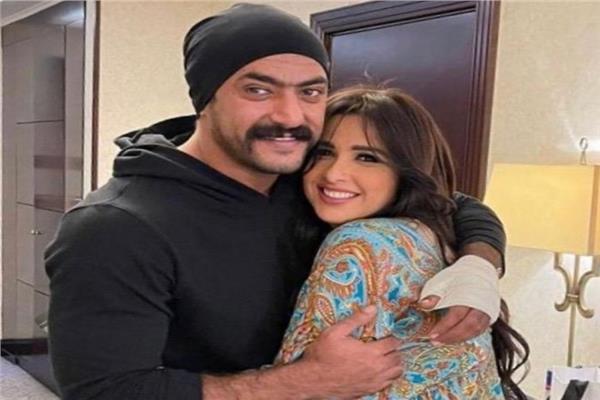 أحمد العوضي يرد على شائعة انفصاله عن ياسمين عبد العزيز