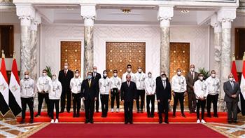   تكريم الرئيس لأبطال أولمبياد طوكيو يتصدر صحف القاهرة