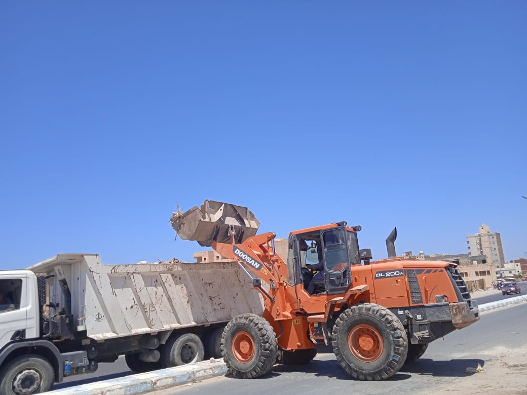 رفع ٢٥ طن مخلفات متنوعة من شوارع الإسكندرية