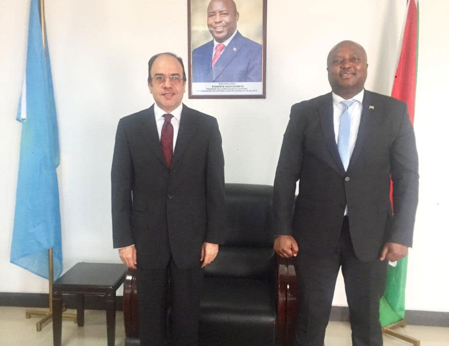 تفاصيل لقاء وزير الخارجية البوروندي بالسفير  ياسر العطوي