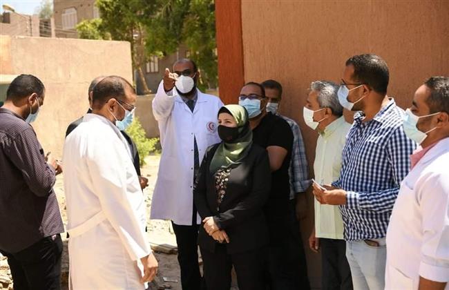 فتتح مبني العيادات الخارجية بمستشفى قفط التعليمي فى قنا