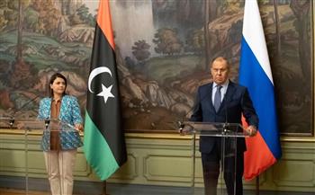   ليبيا وروسيا يتفقان على أهمية التعاون الايجابي بين البلدين