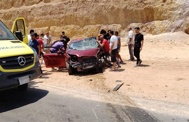 مصرع وإصابة 3 أشخاص فى تصادم ببنى سويف