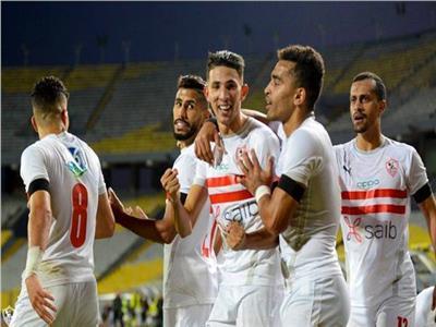 الزمالك يحرز هدفين في مرمي «مياه البحيرة» بالشوط الاول