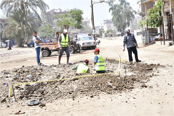 محافظ الغربية يتفقد أعمال تطوير قرية نهطاى بحياة كريمة