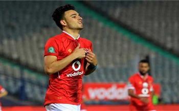 صلاح محسن يحرز الهدف الأول لـ الأهلى فى شباك المصرى
