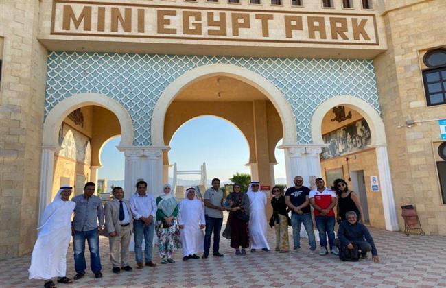 وفد «الصحفيين الإماراتية» يختتم زيارته إلى مدينتى الغردقة والقاهرة