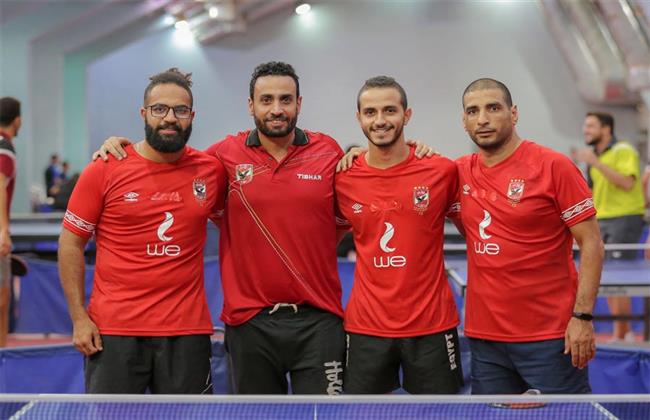 "تنس الطاولة" بالأهلي يتأهل إلى نهائي البطولة العربية للأندية 