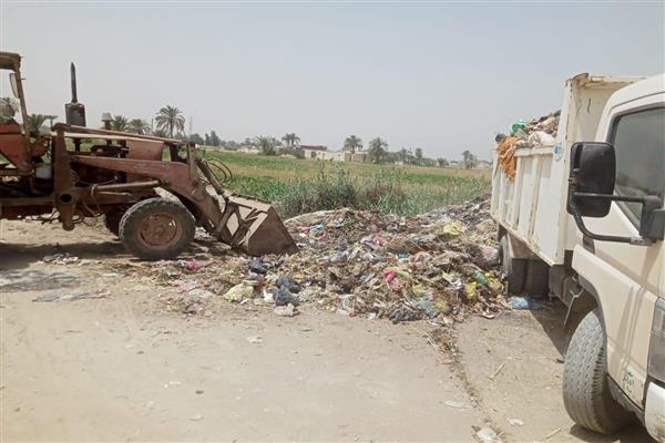 رفع 5 آلاف طن قمامة وإزالة 450 حالة إشغال متنوعة بالفيوم