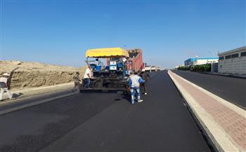   «الغبضان»: تطوير الطرق بالمنطقة الصناعية ببورسعيد