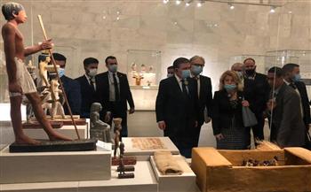   صور|| وزير الخارجية الصربي في ضيافة متحف الحضارة