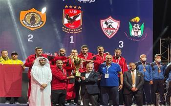 الأهلي يتوج بلقب البطولة العربية لتنس الطاولة