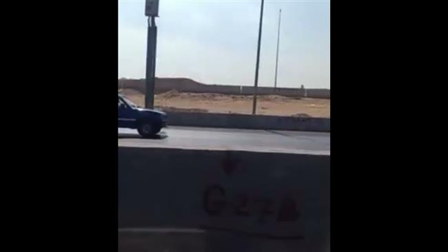 فيديو .. مطاردة على الطريق الدائرى بين الشرطة وسيارة نصف نقل