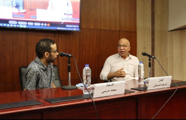 لقاء مع الفنان شريف الدسوقي على هامش معرض مكتبة الإسكندرية للكتاب  