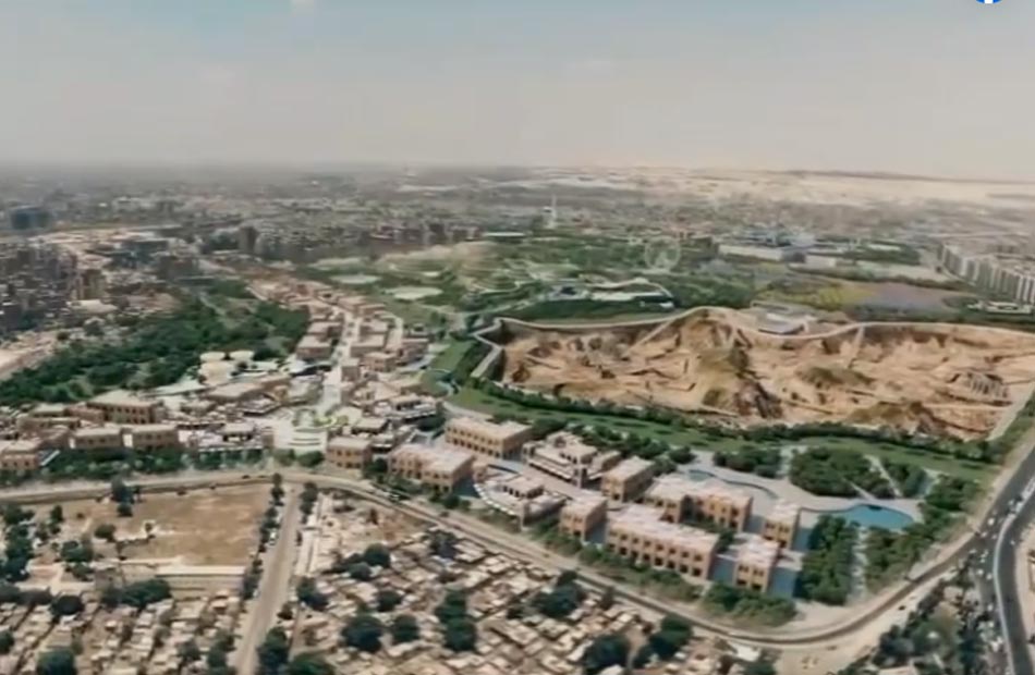 متحدث الرئاسة ينشر فيديو  عن المشروع القومي «حدائق الفسطاط»