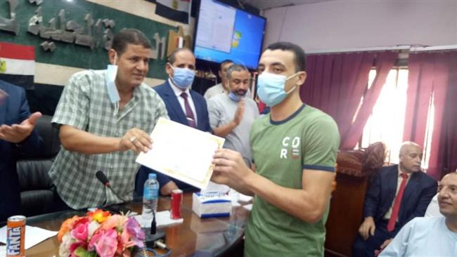 تكريم أوائل الثانوية العامة بمركز أشمون