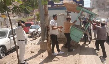 حملة مكبرة لإزالة الإشغالات بالبحيرة