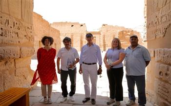   السفير الأمريكي يزور مواقع التراث الممولة من واشنطن في صعيد مصر 