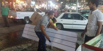 ‎جهاز دمياط الجديدة يشن حملة ليلية مكبرة لإزالة الإشغالات والمخالفات