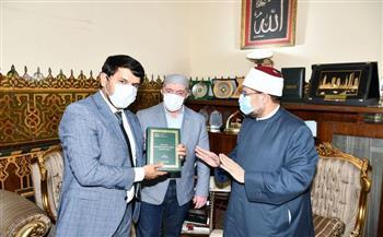 وزير الأوقاف يستقبل نائب مفتي داغستان 
