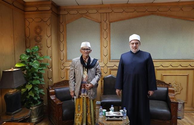 وكيل الأزهر يستقبل مفتي إندونيسيا لبحث التعاون المشترك بمقر مشيخة الأزهر