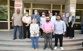 رئيس جامعة الفيوم يتفقد معامل كلية الزراعة
