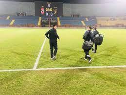 حافلة الأهلي تصل ملعب السلام لمواجهة وادي دجلة 
