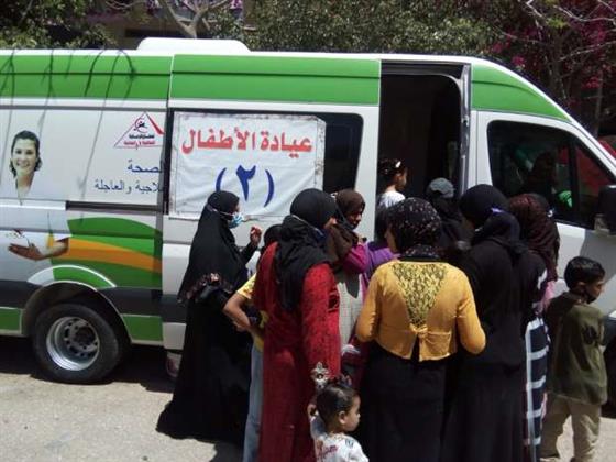 صحة الدقهلية ..الكشف على ١٠٣٢ مريض ببلقاس  
