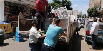   رفع ٤٠ حالة اشغال متنوع من شوارع حى وسط الاسكندرية